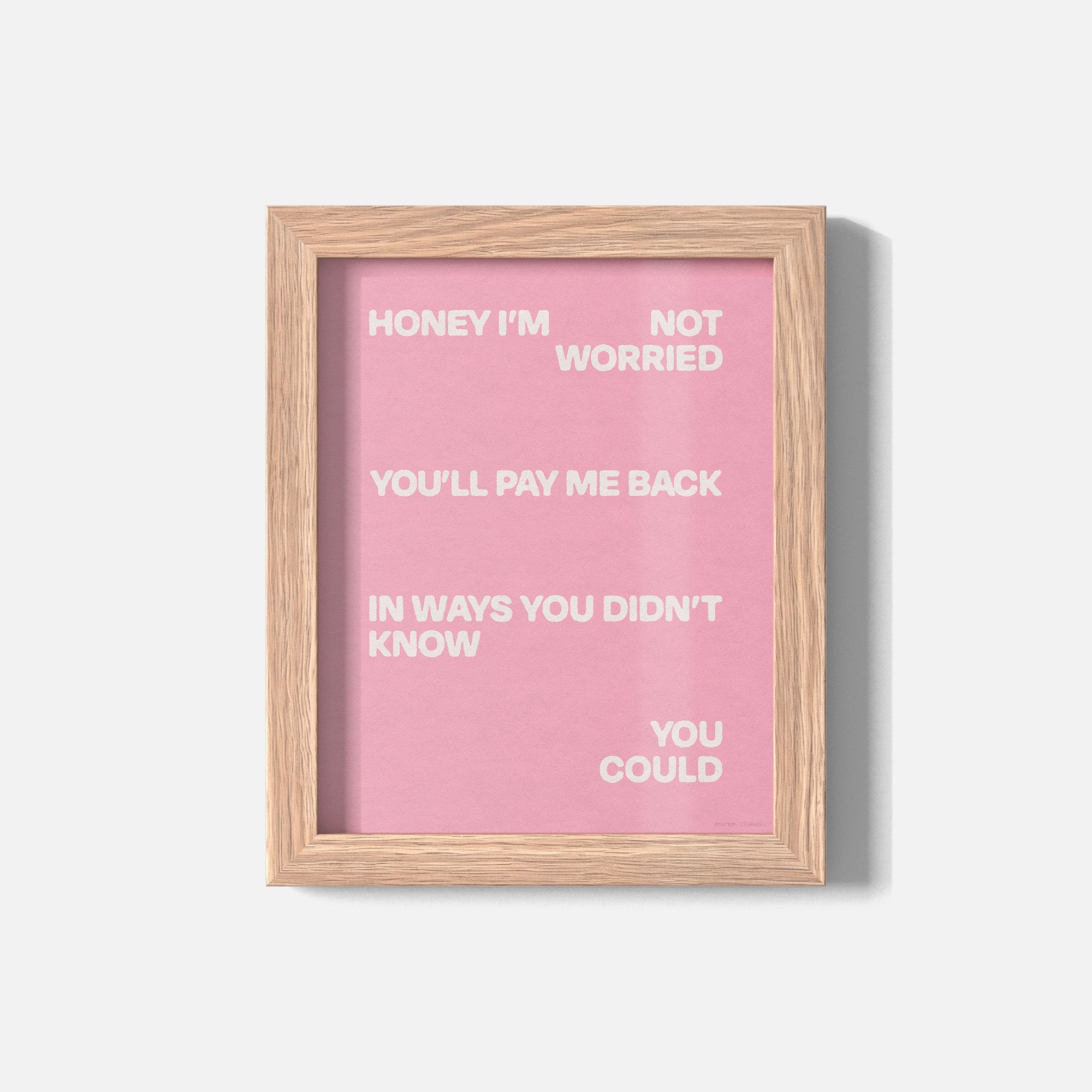 WORRIED PRINT