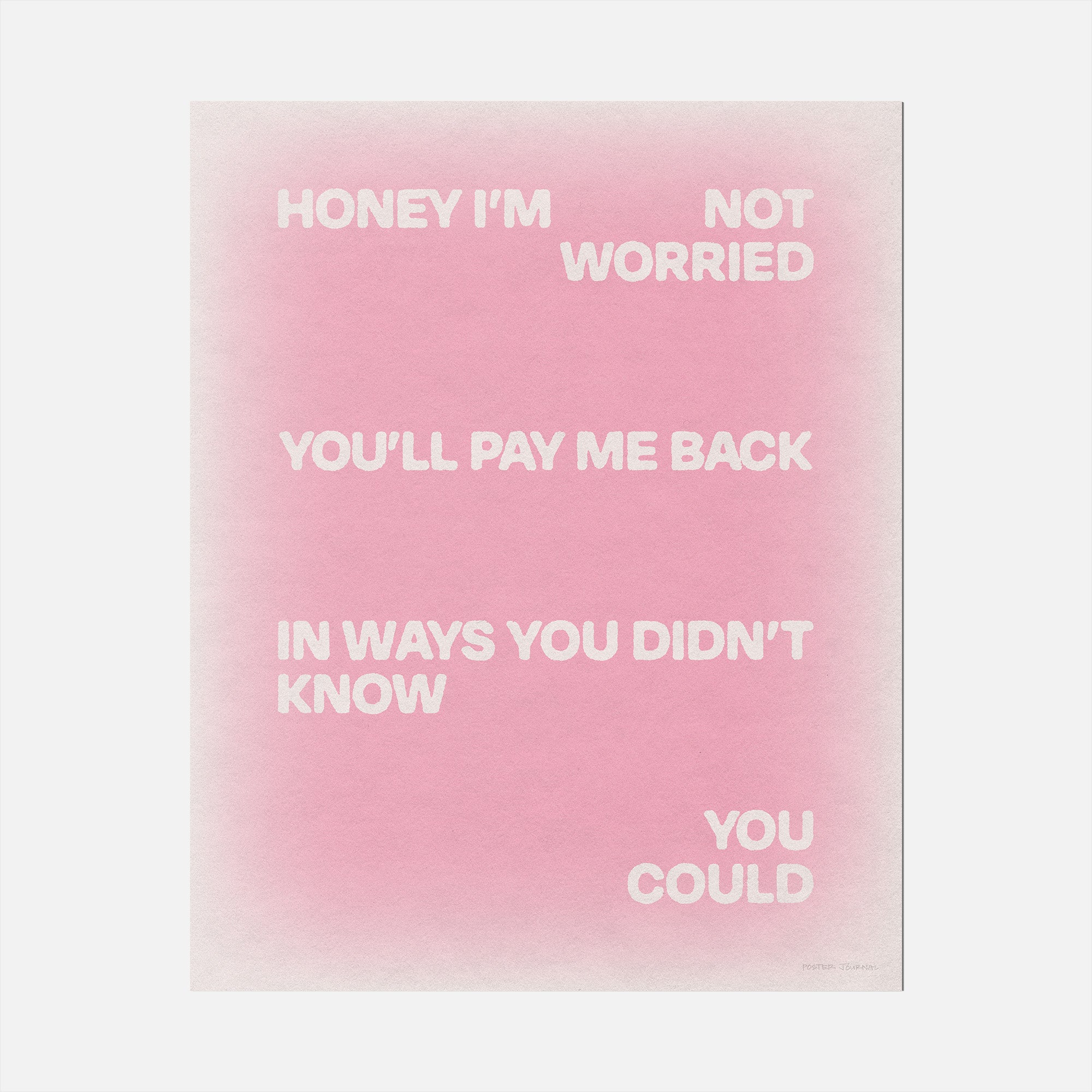 WORRIED PRINT