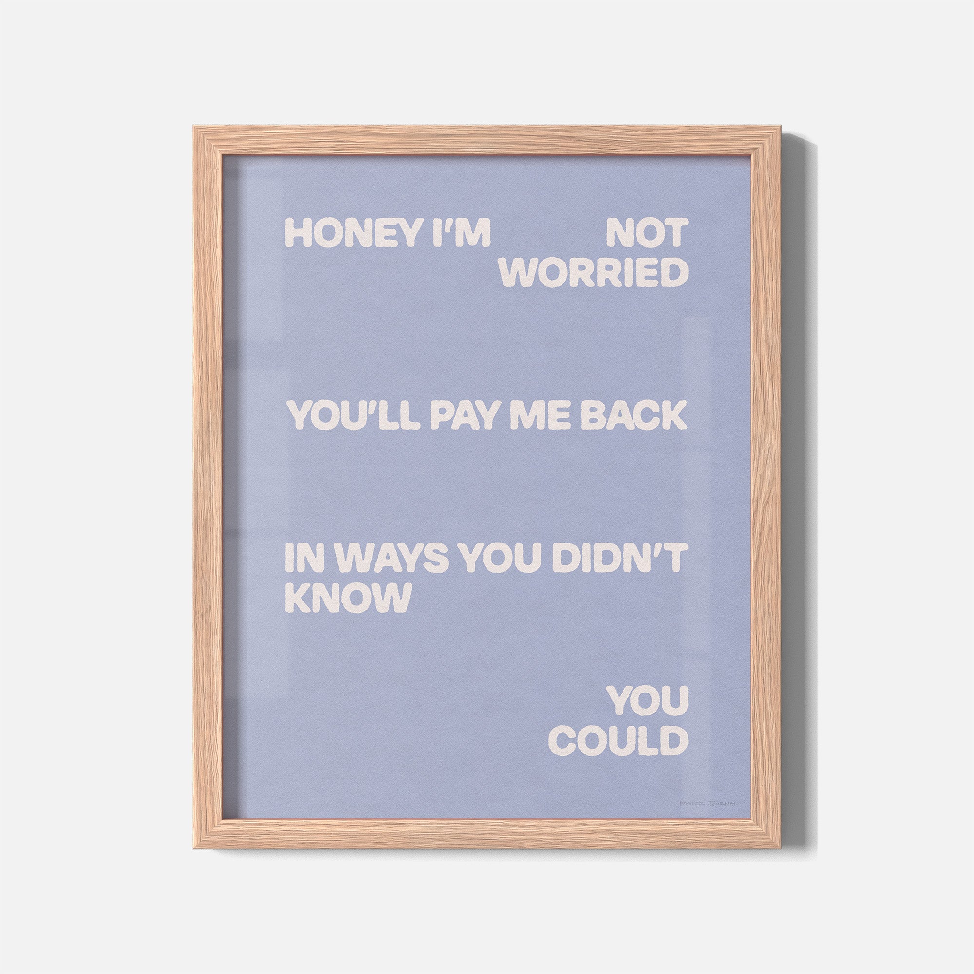 WORRIED PRINT
