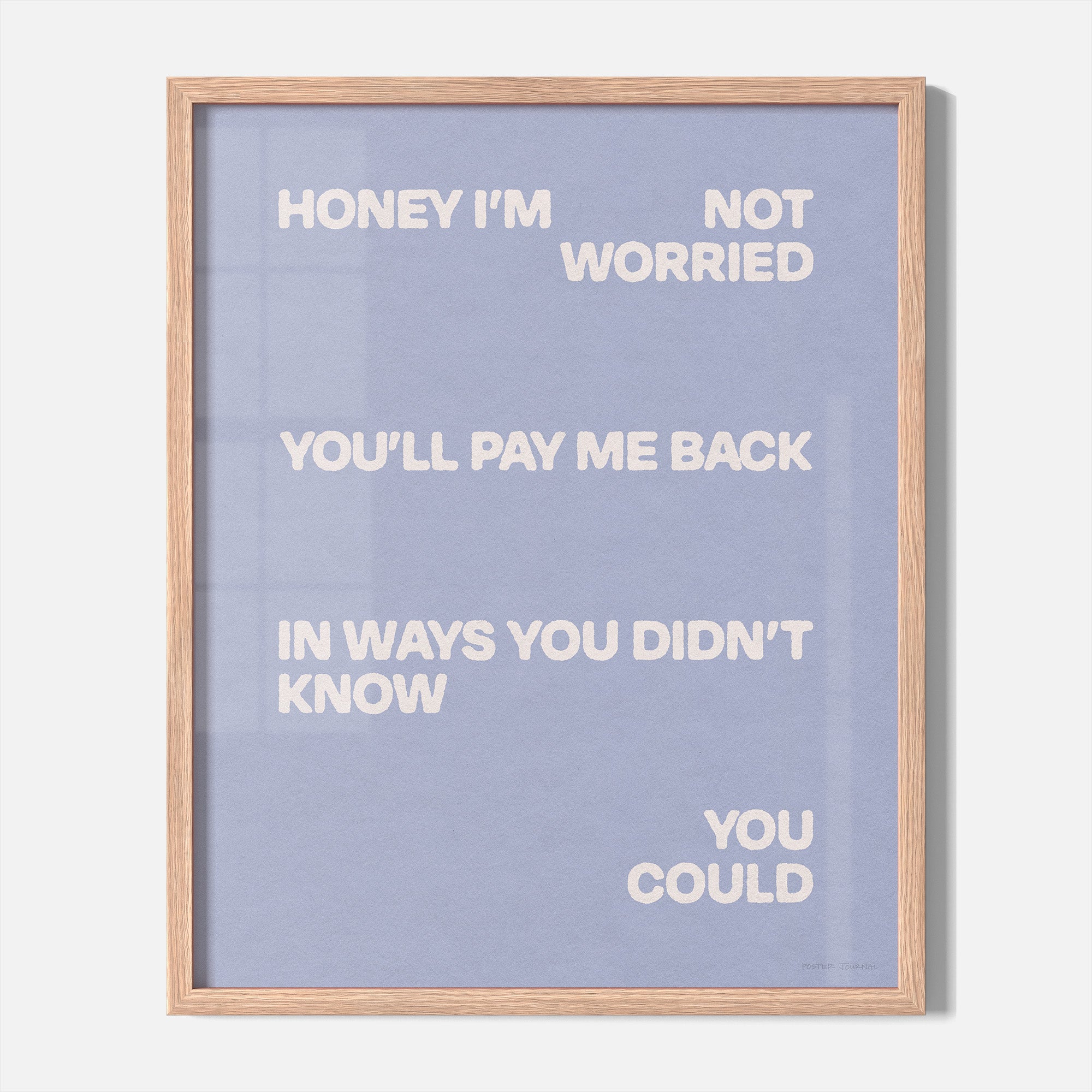 WORRIED PRINT