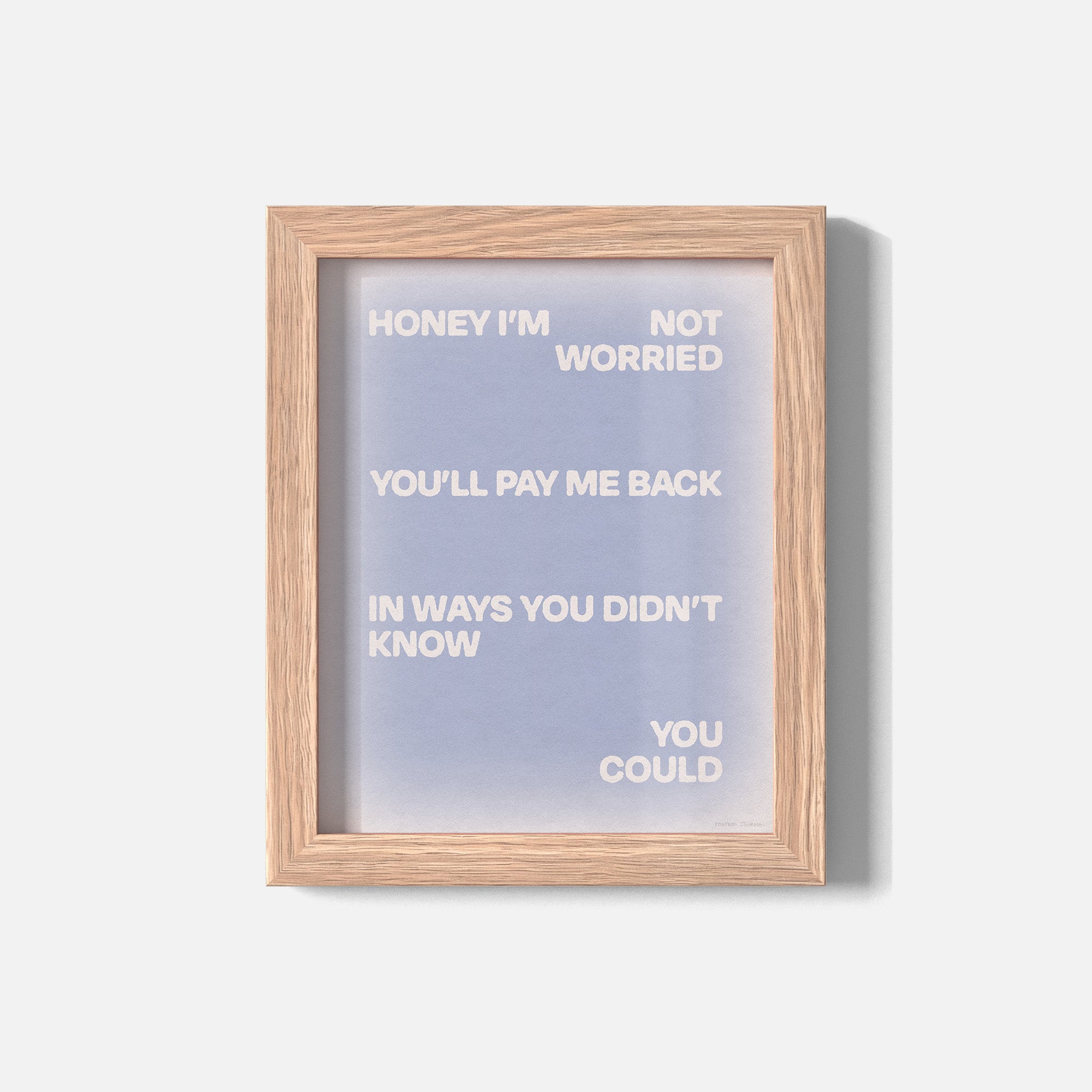 WORRIED PRINT