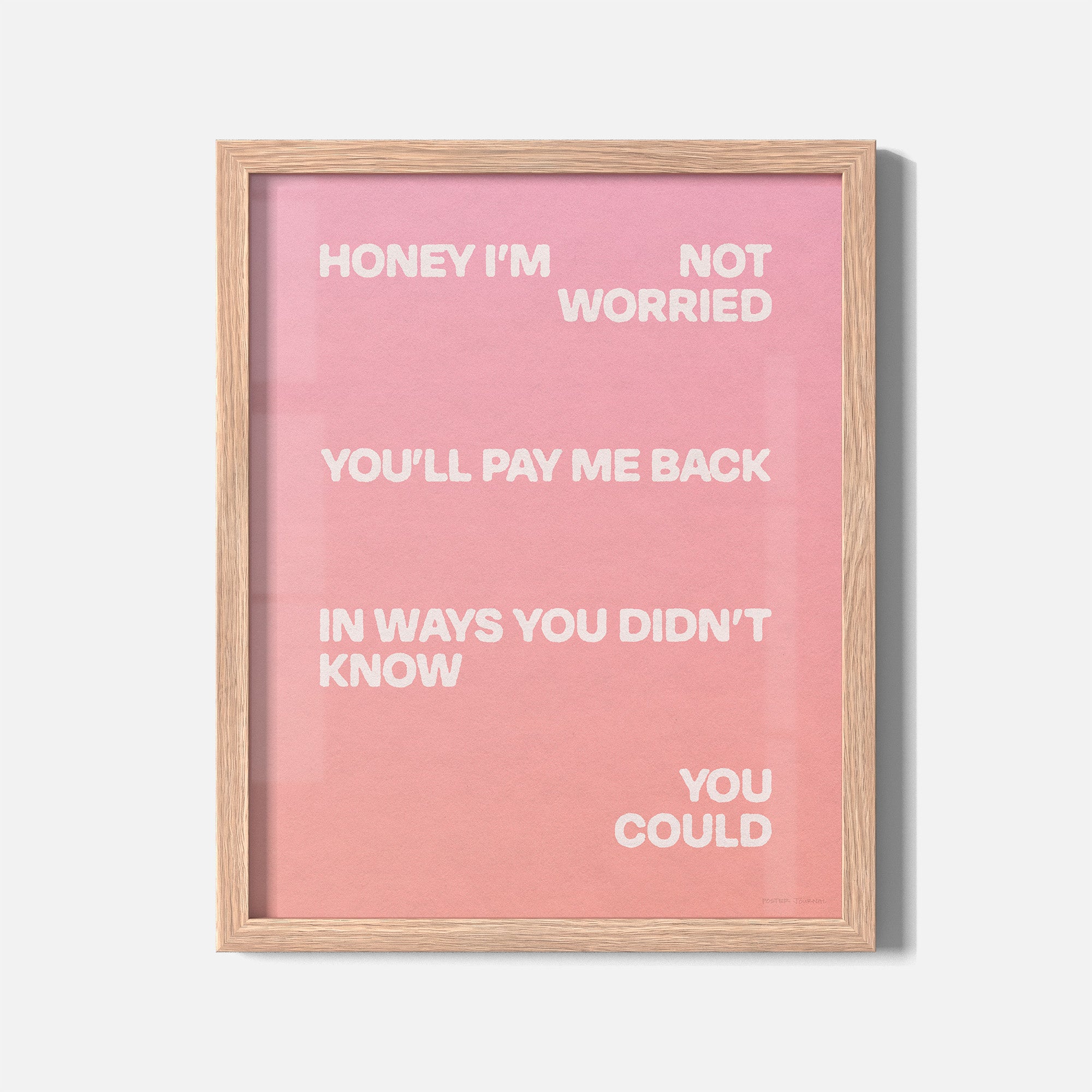 WORRIED PRINT