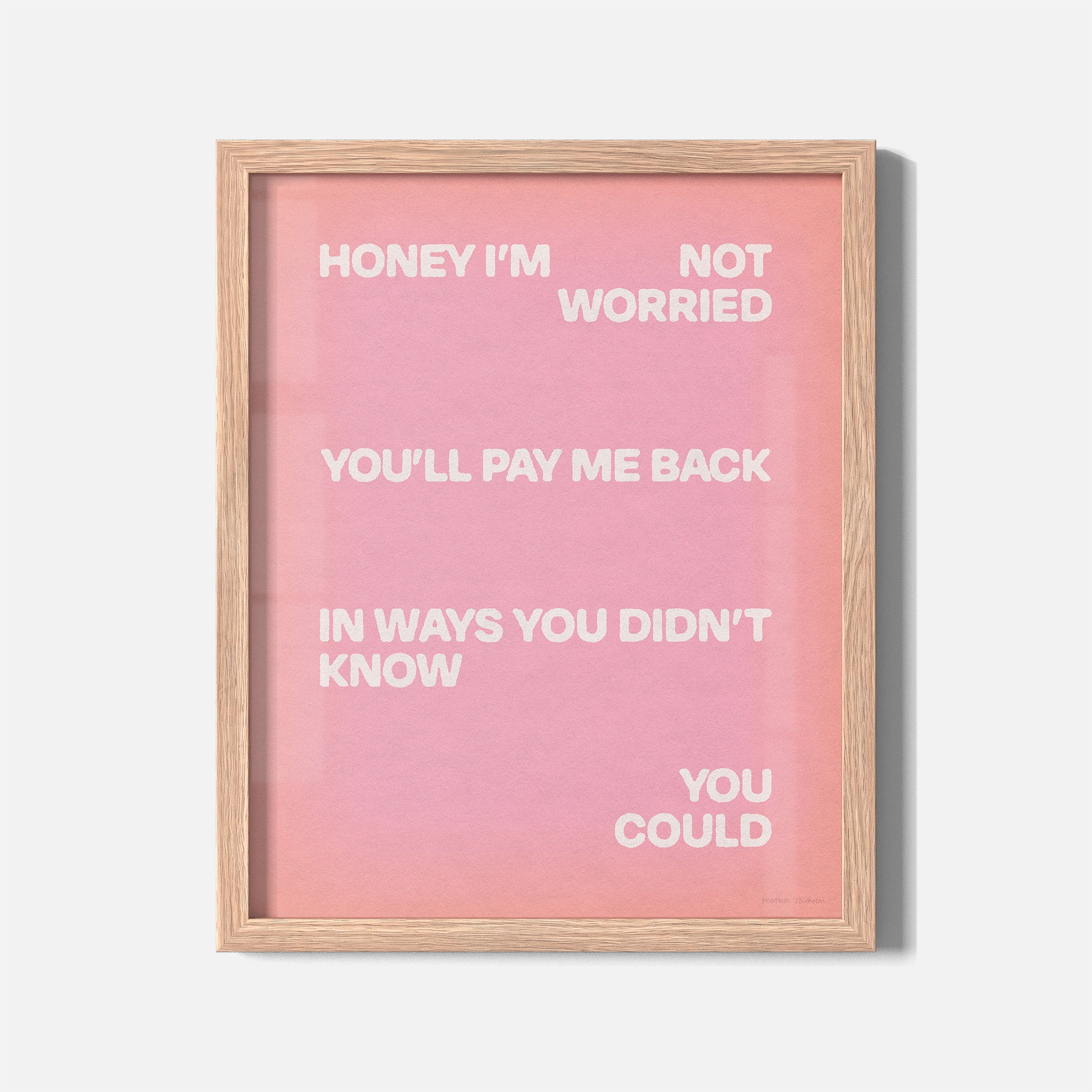 WORRIED PRINT