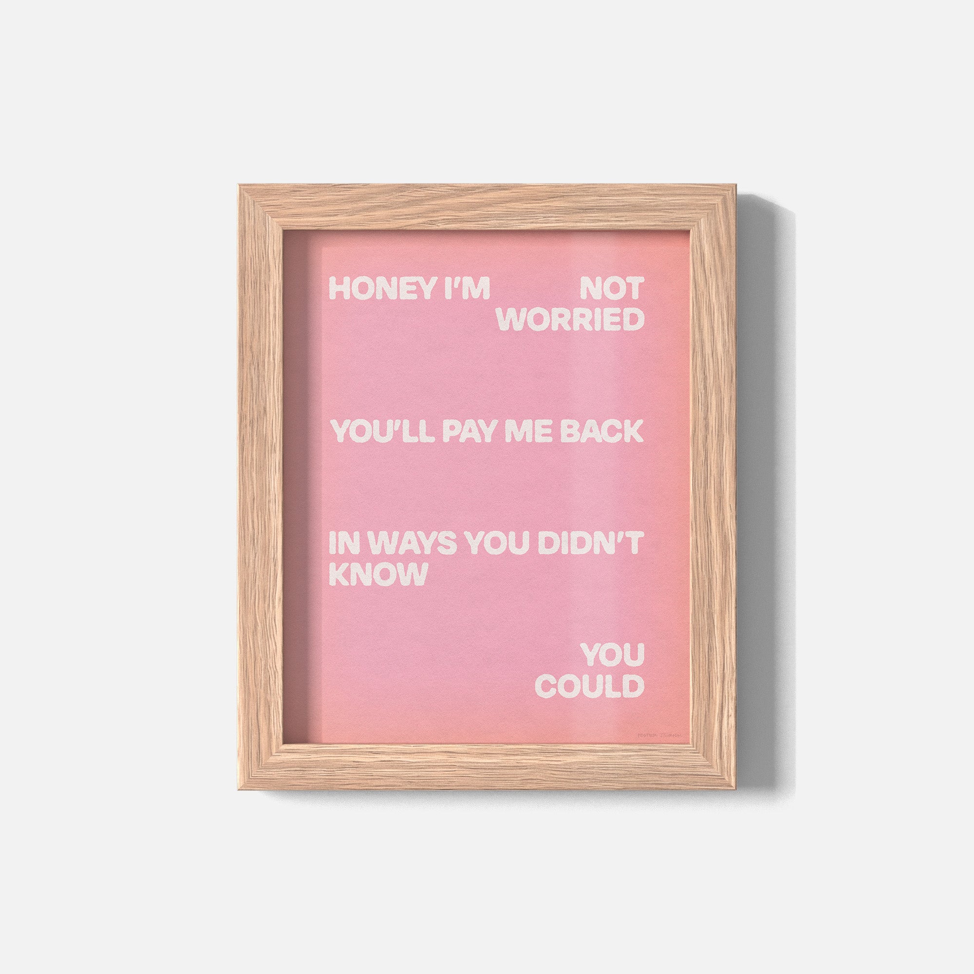 WORRIED PRINT