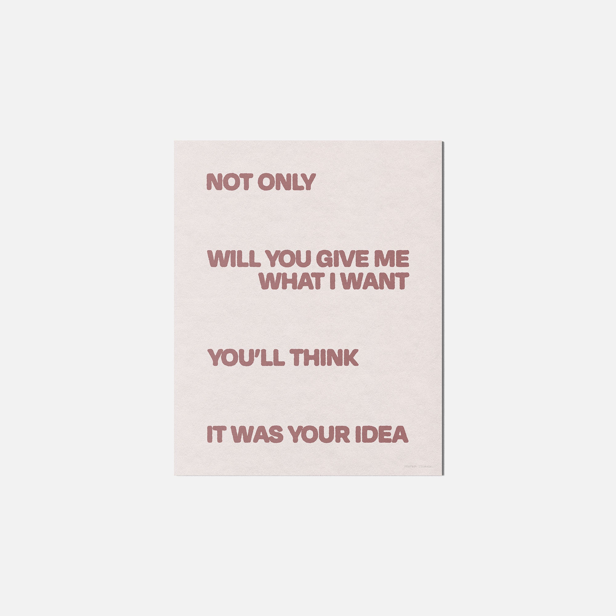 YOUR PRINT