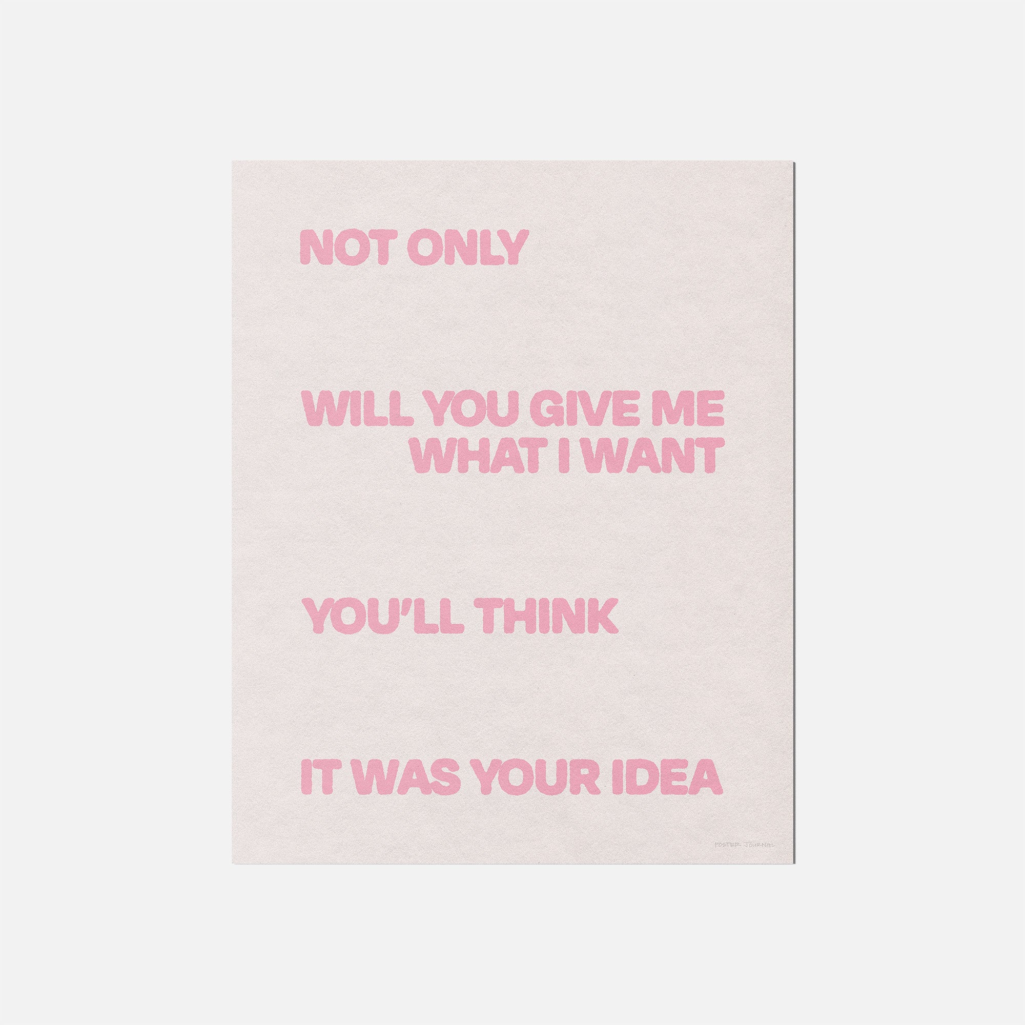 YOUR PRINT