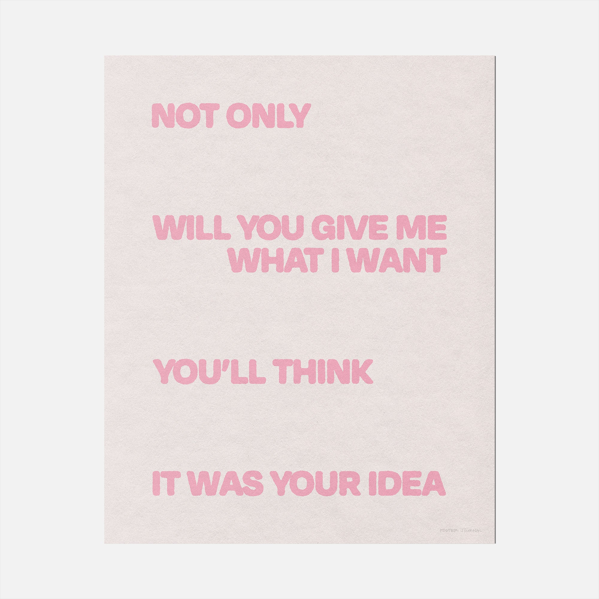 YOUR PRINT