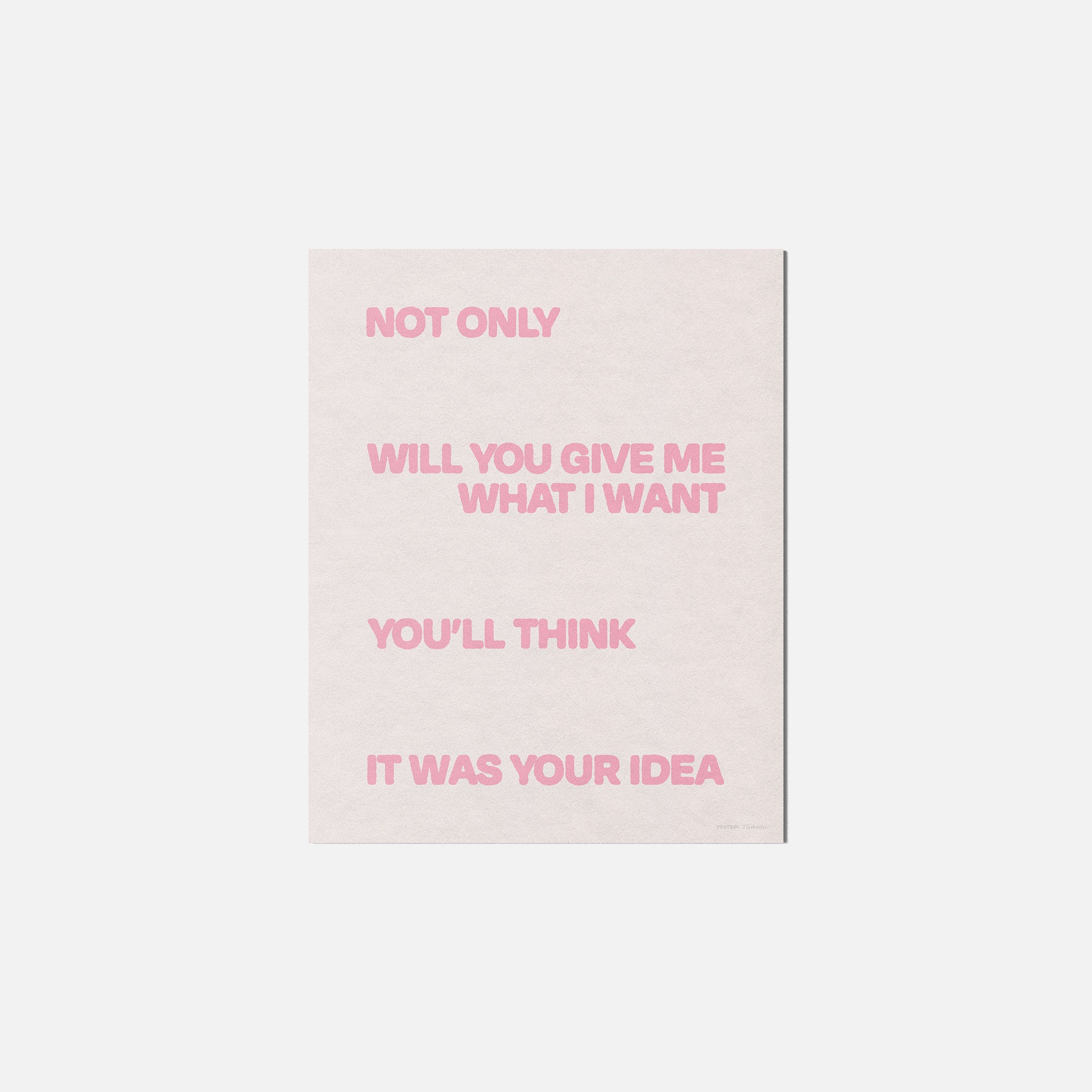 YOUR PRINT