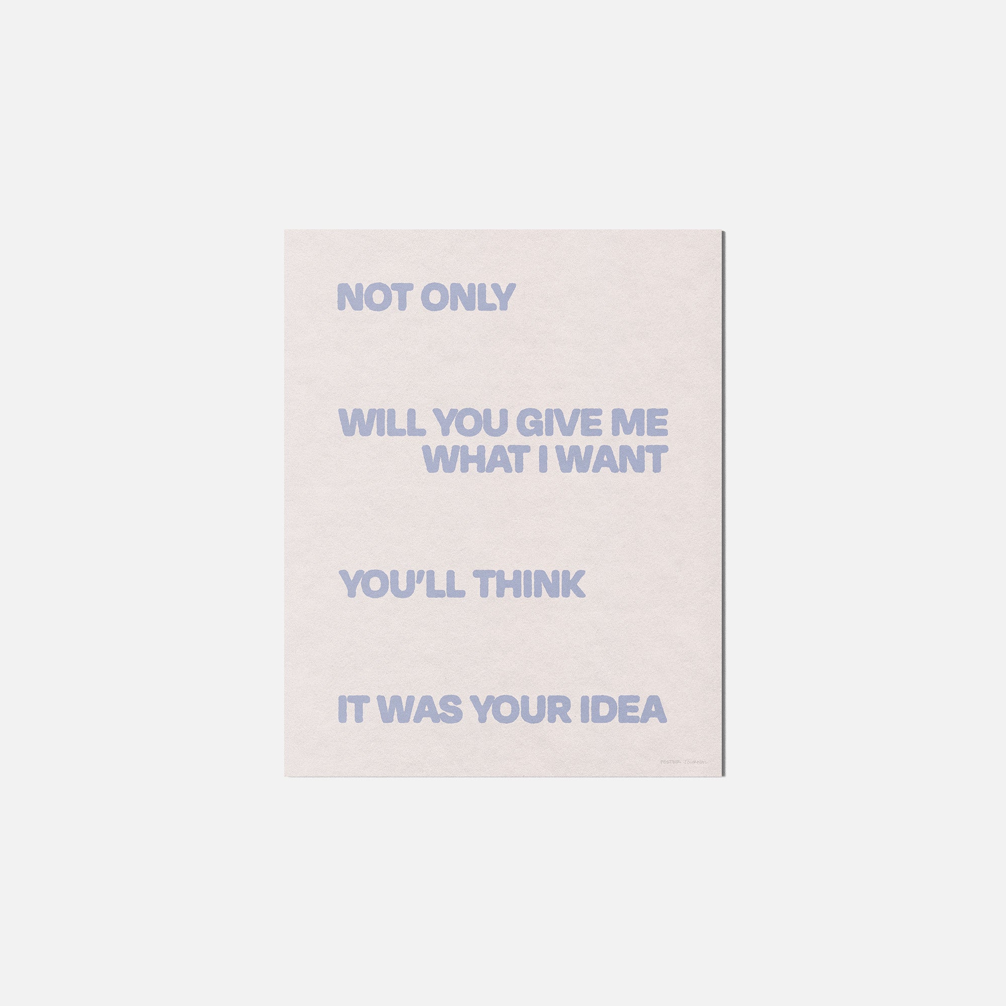 YOUR PRINT