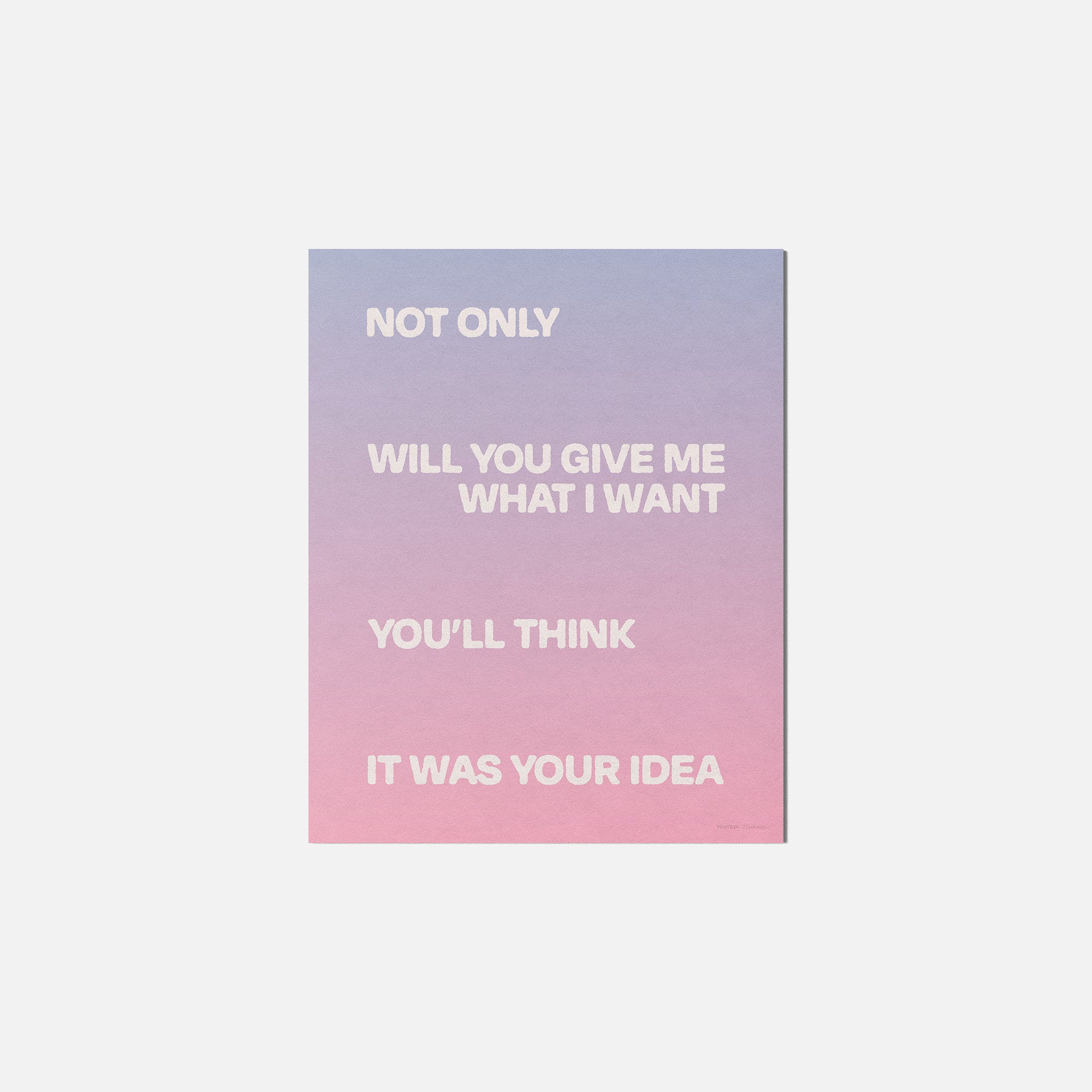 YOUR PRINT