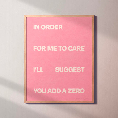 ZERO PRINT