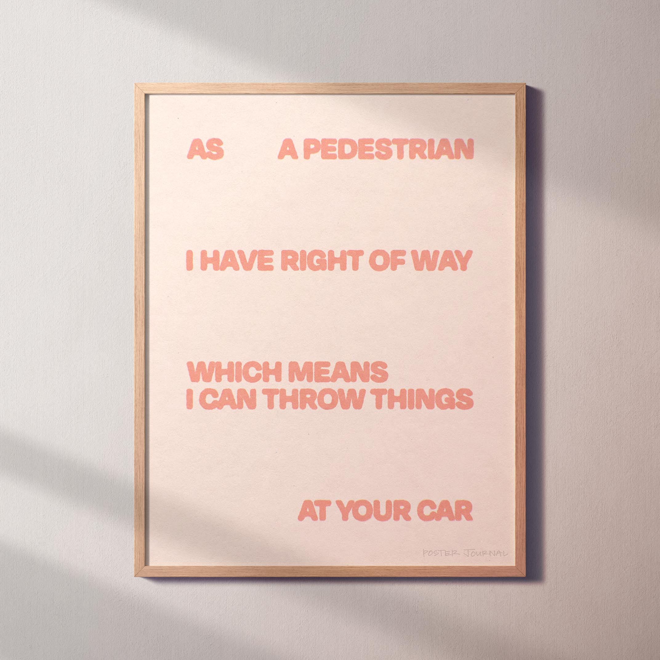 PEDESTRIAN PRINT