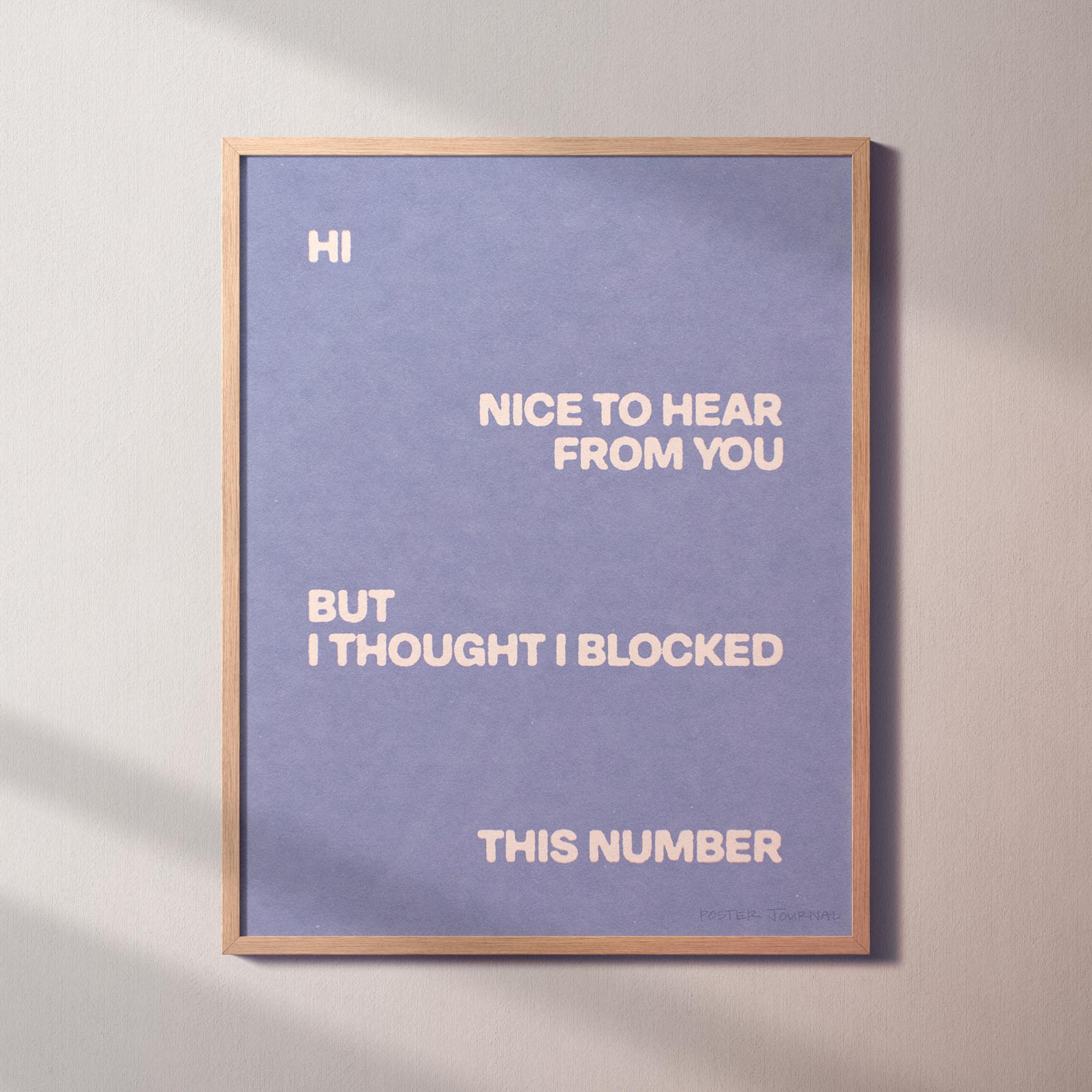 BLOCKED PRINT