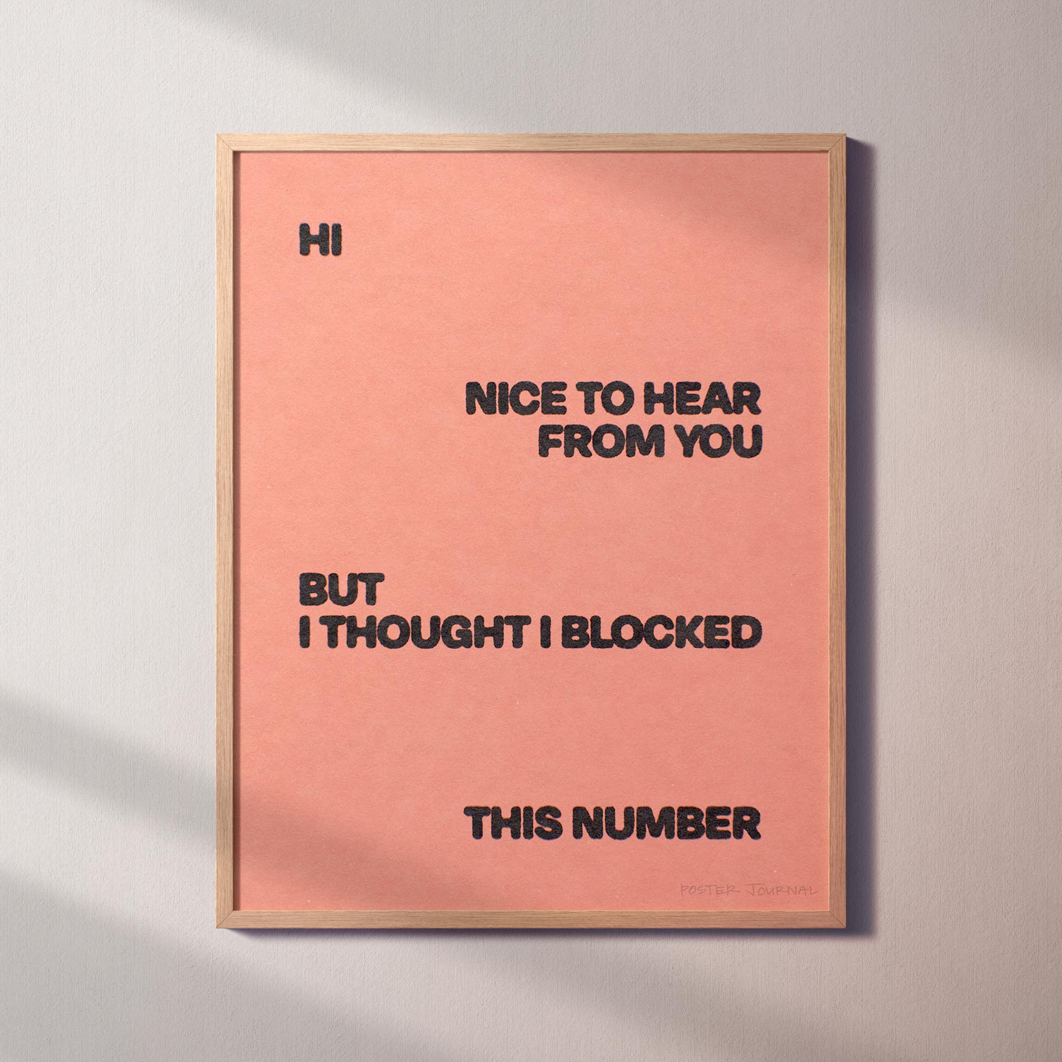 BLOCKED PRINT