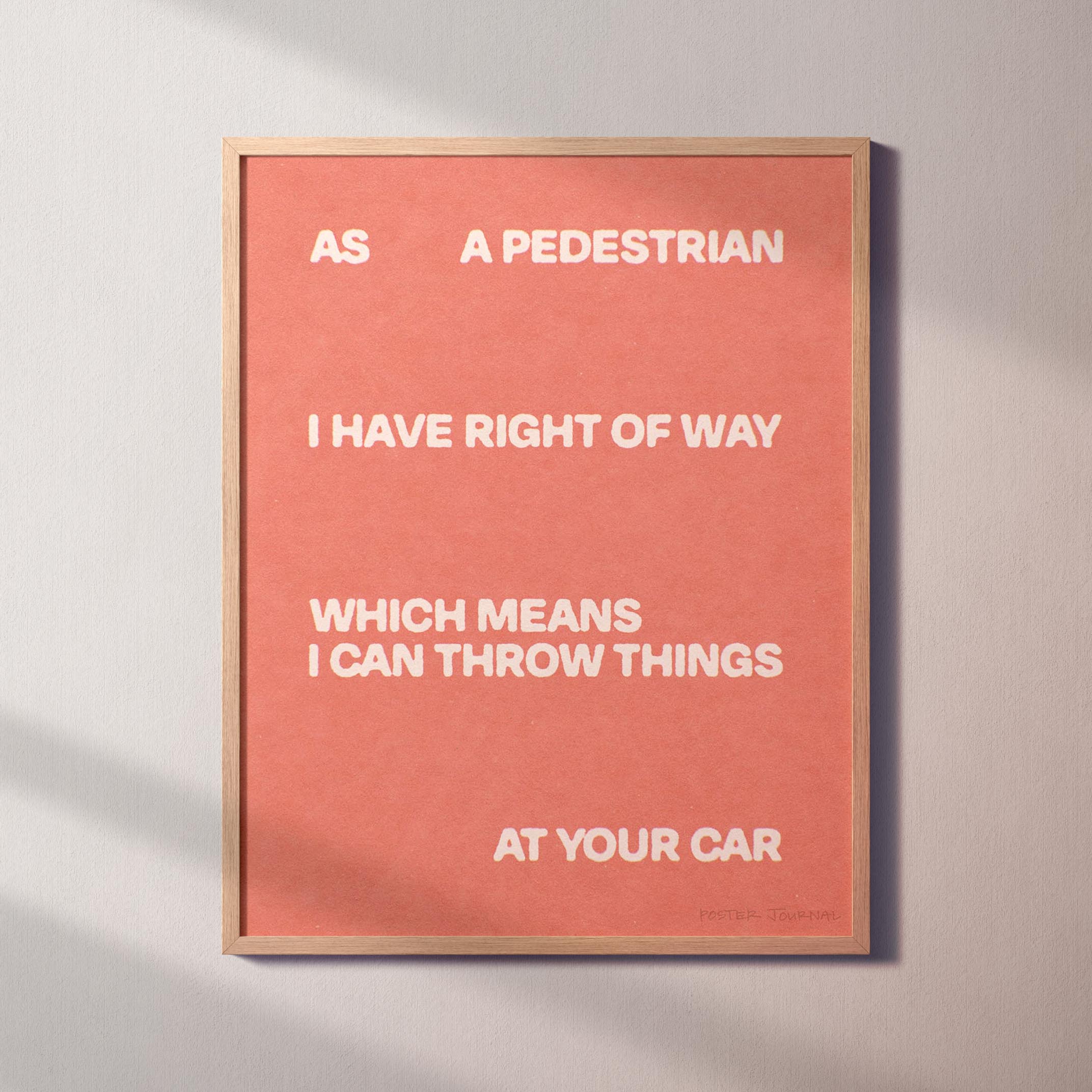PEDESTRIAN PRINT