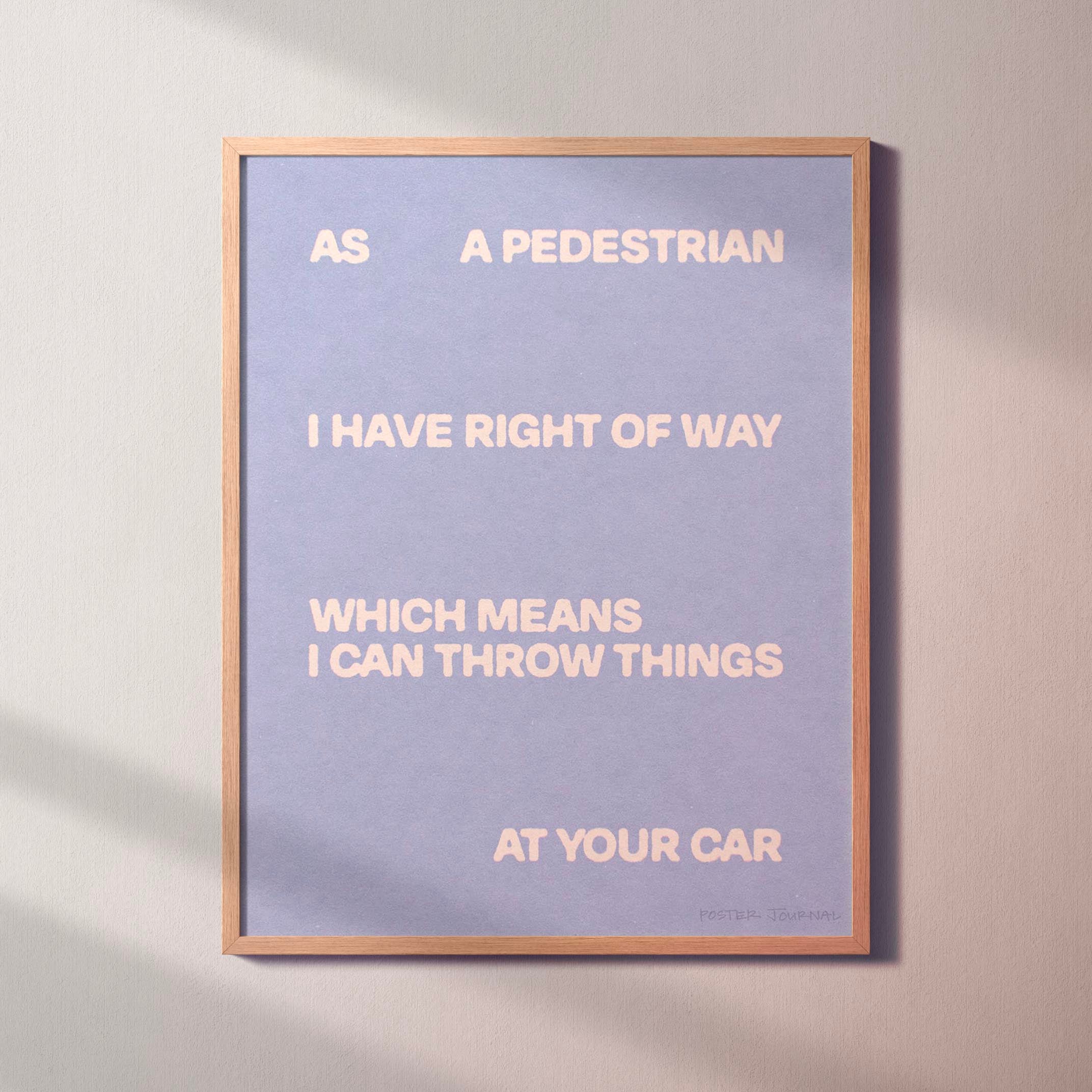 PEDESTRIAN PRINT