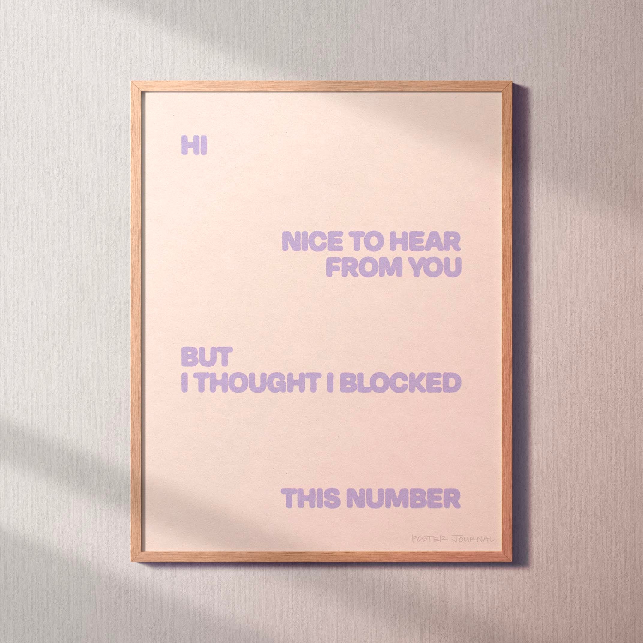 BLOCKED PRINT