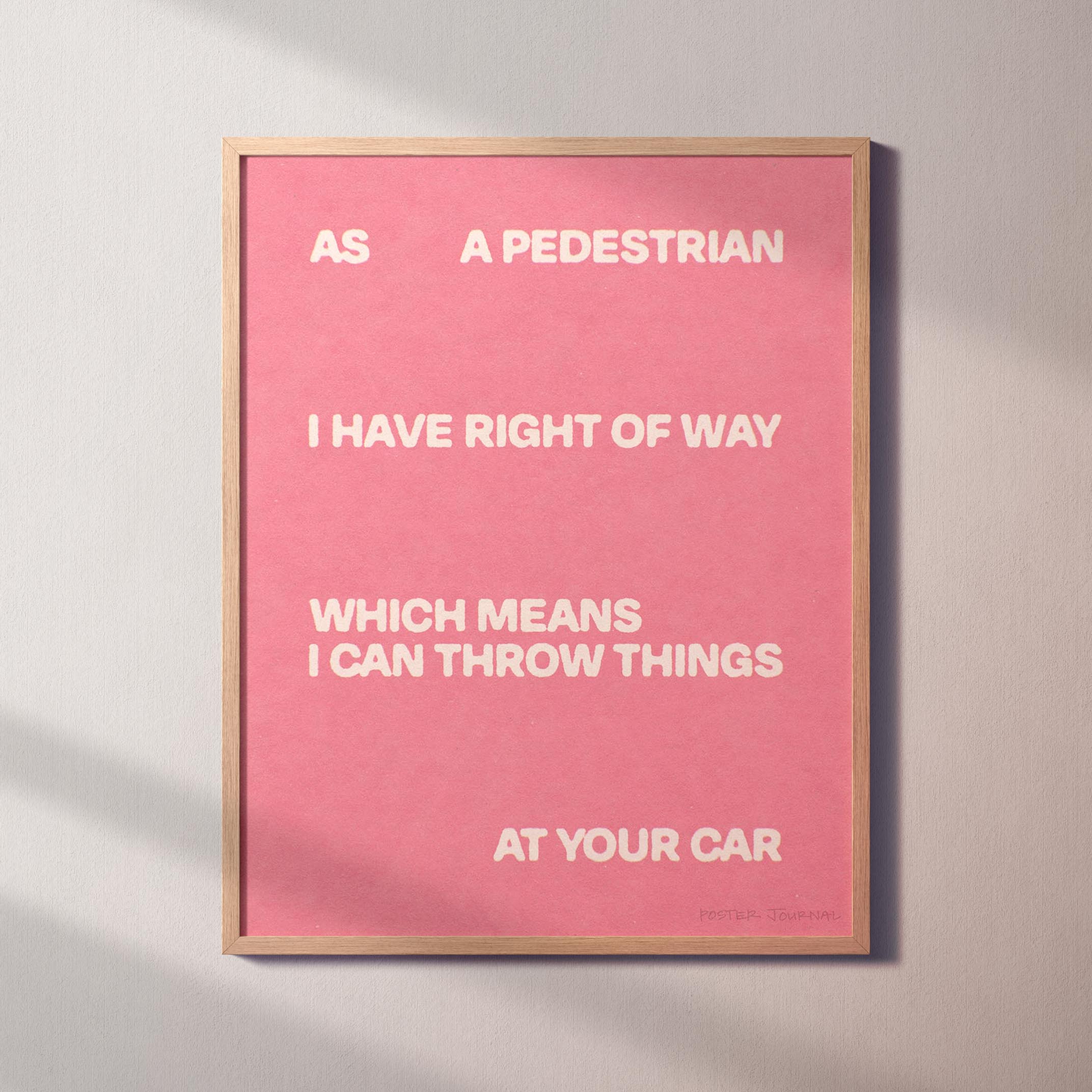 PEDESTRIAN PRINT