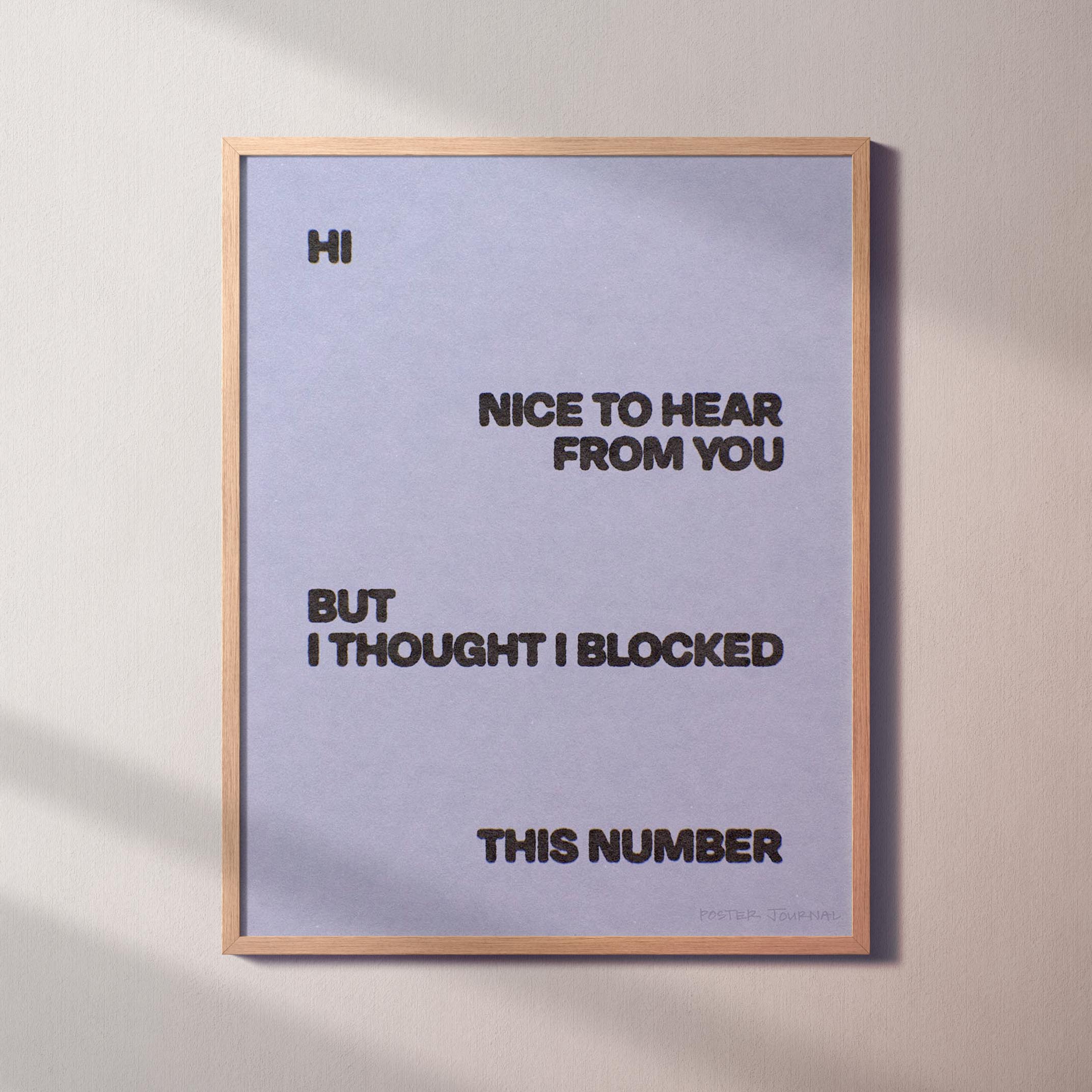 BLOCKED PRINT
