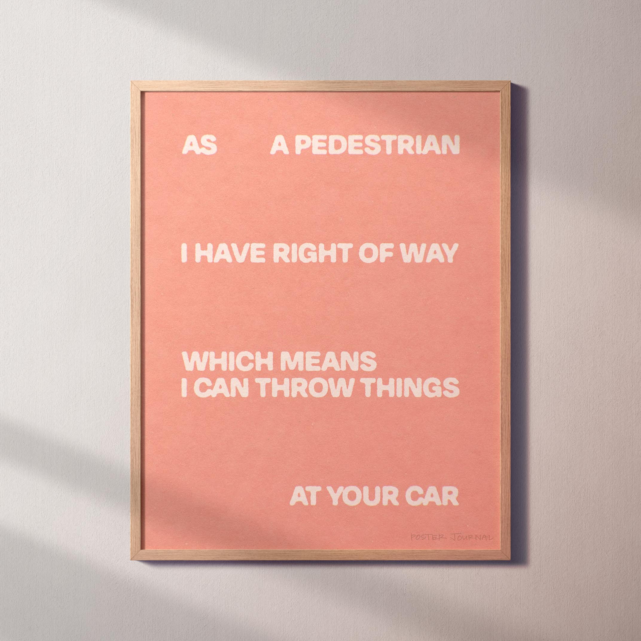 PEDESTRIAN PRINT