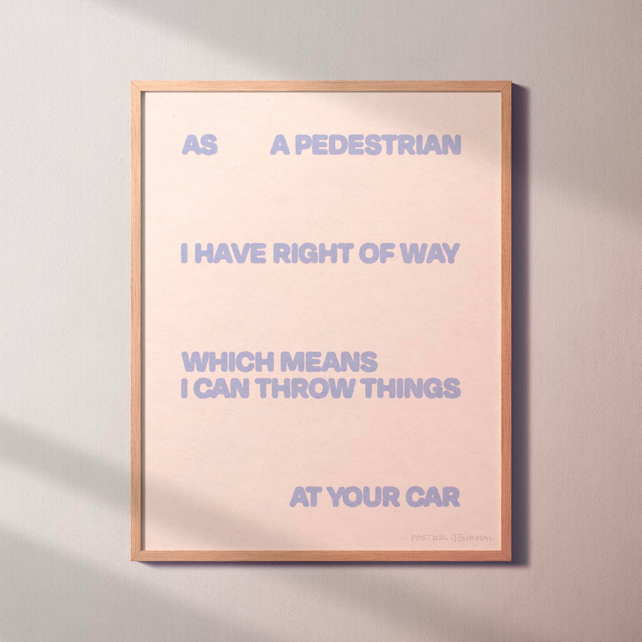 PEDESTRIAN PRINT