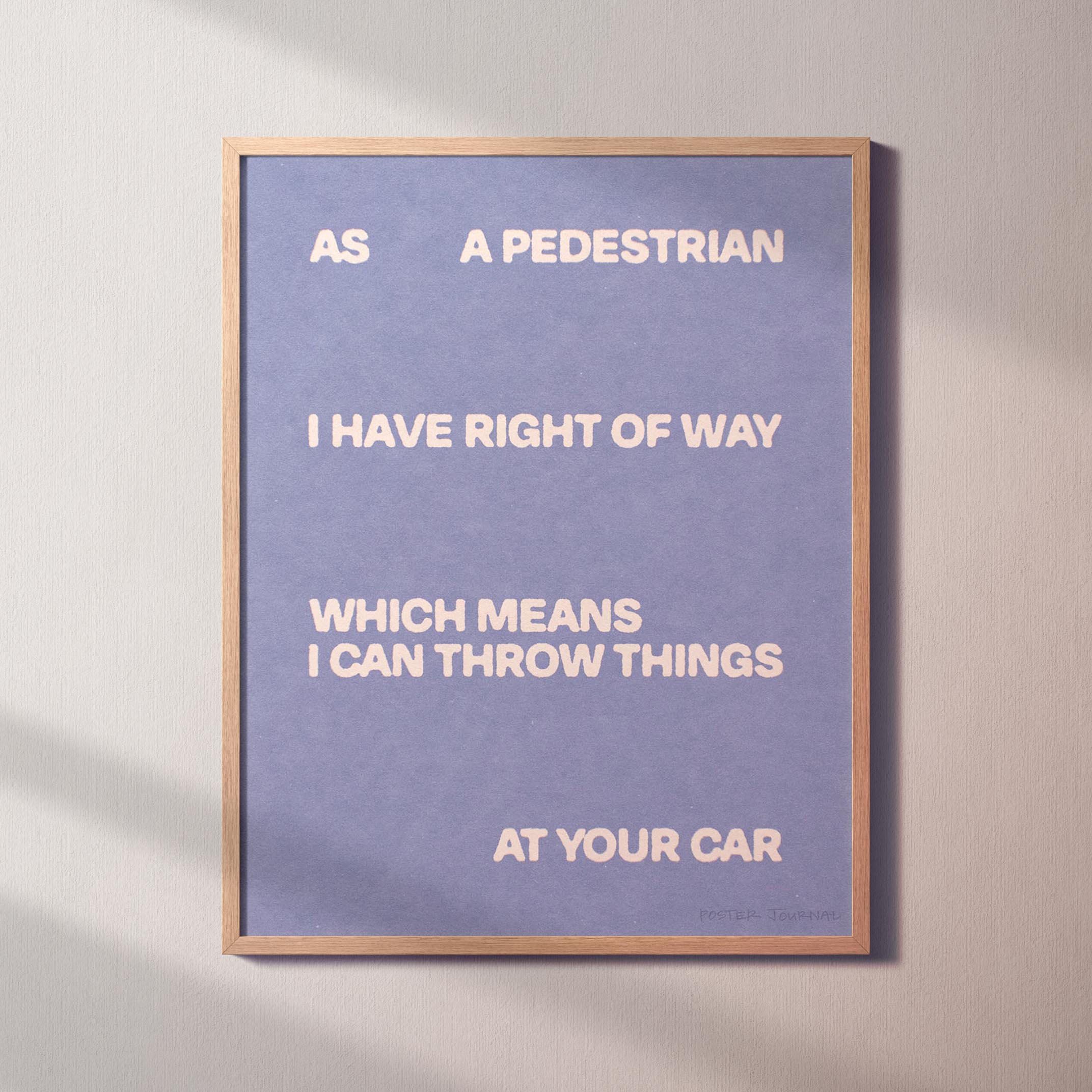 PEDESTRIAN PRINT