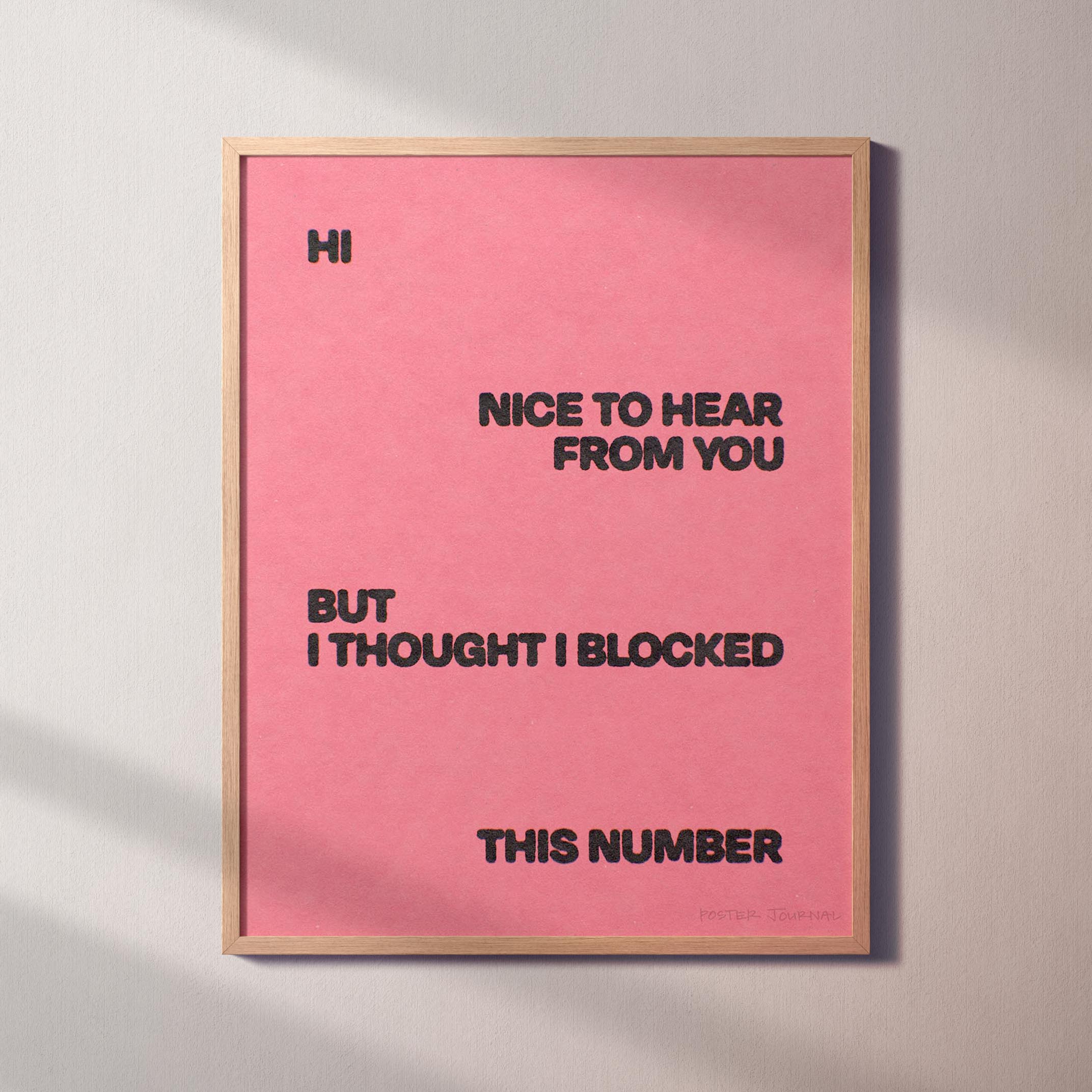 BLOCKED PRINT