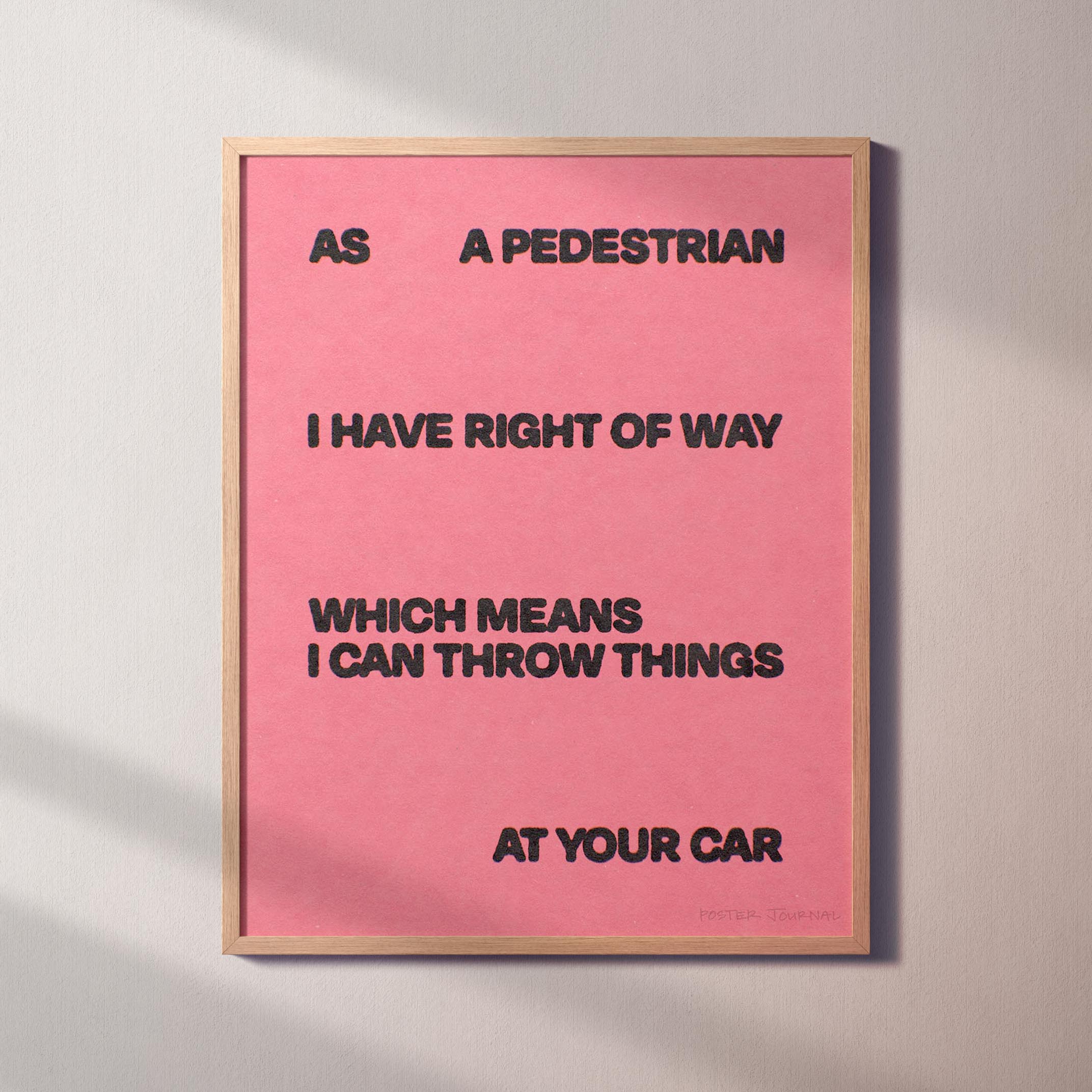 PEDESTRIAN PRINT
